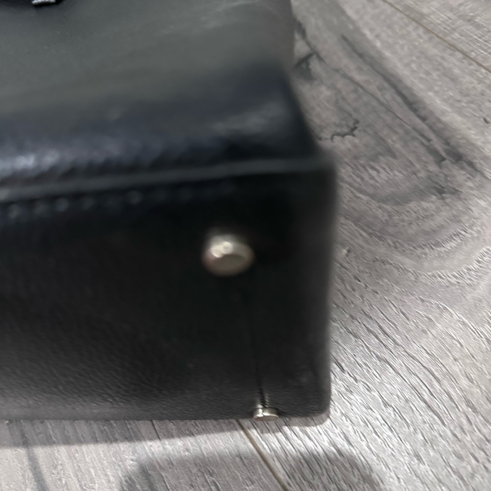 Kate Spade Black Leather Tote Bag - Picture 7 of 10